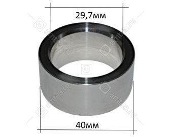 Втулка крестовины из нержавейки, из бесшовной трубы, 40х29,7x18мм