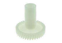 Шестерня (большая) с валом H-81мм мясорубки Redmond, Zelmer