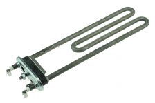ТЭН (нагреватель) L=235 мм, 1950W, прямой с отверстием стиральной машины Bosch, Siemens, Electrolux